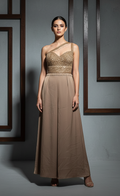 KD1260 Brown jump suit