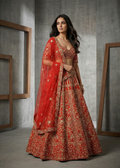 KD1342 Red lehenga choli set