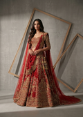 KD1990 Maroon Embroidery Lehenga Set